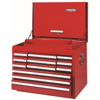 PROTO J442719-12BK-D 440SS系列工具箱-27"12抽屉-黑色-带前盖(包装数量 1个)