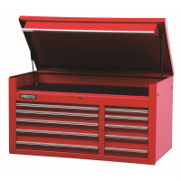 PROTO J455027-10RD 450HS系列工具箱-50"10抽屉-红色(包装数量 1个)