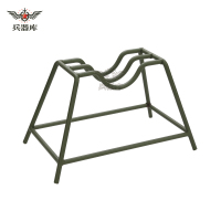 兵器库 射击依托便携式瞄准支撑靶台 部分队移动靶垫卧姿倒姿射击靶台射击训练用