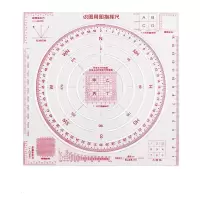 兵器库 密位尺 图上量读尺 新圆形识图用图尺