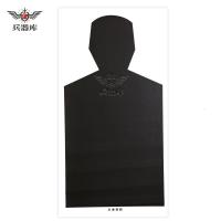 兵器库 胸环靶纸 头靶纸射击打靶纸 半身靶纸 侧身跑步靶纸 黑半身靶纸100张