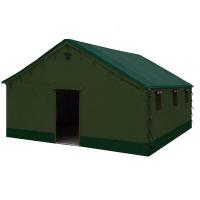 兵器库 户外施工工地棉帐篷加厚帆布防雨民用养蜂救灾工程帐篷 L3型方管 5米X8米