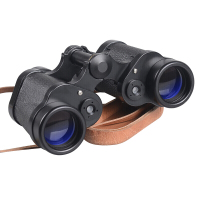 兵器库 62式双筒望远镜高倍高清一万米微光夜视测距户外军工望眼镜 T62式8X30金属充氮防水防震