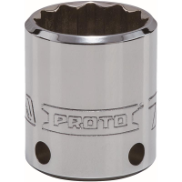 PROTO J5228-TT 防坠落3/8寸十二角套筒7/8"(包装数量 1个)