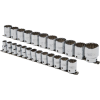 PROTO J54211-TT 防坠落24件1/2寸十二角套筒套装(包装数量 24个)