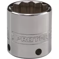 PROTO J5225M-TT 防坠落3/8寸十二角套筒25mm(包装数量 1个)