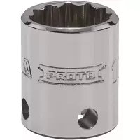 PROTO J5222-TT 防坠落3/8寸十二角套筒11/16