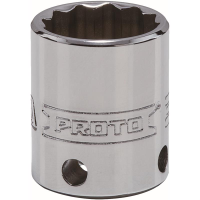 PROTO J5224-TT 防坠落3/8寸十二角套筒3/4"(包装数量 1个)