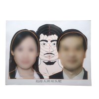 兵器库 人体靶纸 人体部位靶 劫持人质靶 双头靶 射击打靶纸 劫持人质双头靶纸