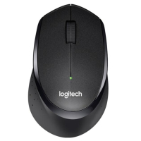 罗技(Logitech)330 无线鼠标 静音鼠标 右手鼠标 黑