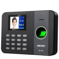 [精选]得力(deli) 14052C 智能云考勤机 面部识别人脸 指纹混合考勤机WiFi通讯 黑色 (SW)