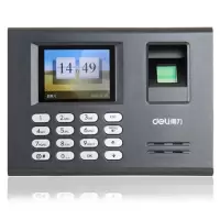 [精选]得力(deli) 3946考勤机指纹签到 打卡机考勤机 免软 件安装 3步完成设置 上班签到打卡 (SW)