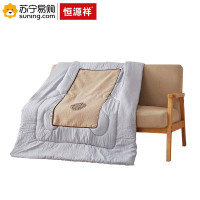 恒源祥 绣花亚麻靠垫被 TDK1002-8