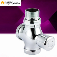 ZEBRA 丽浪铜手按四通阀一寸丝扣 11.5*10*3.5