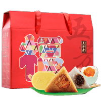 五芳斋 端午节嘉兴粽子福雅五芳鸭蛋粽子组合 1380克