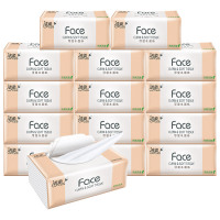 洁柔(C&S) 洁柔粉Face抽纸100抽*18包 3层可湿水婴儿可用