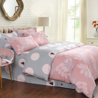 维科家纺(VEKEN)维科全棉磨绒套件 紫陌年华(QH)