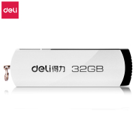 得力(deli)32G 金属存储USB电脑优盘 3753