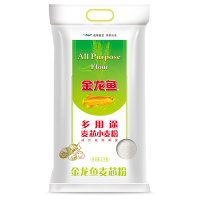 金龙鱼 中筋面粉-金龙鱼(多用途麦芯小麦粉 5kg/袋)