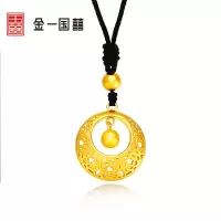 金一国囍足金古法金男女通用款金丝铃铛黄金吊坠传承首饰吊坠（计价）ABBG04