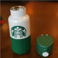 ACE星巴克 355ml经典传承不锈钢单手操作杯 保温带盖水杯