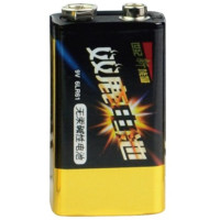 双鹿 6LR61-1B/9V 碱性9V 1粒卡 仪器仪表万用表无线麦克风对讲机烟雾报警器电池