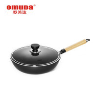 "欧美达(omuDa)欧美达重力铸造不粘炒锅 BJC30-B 黑 (ZC)