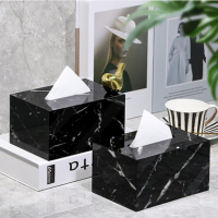 尚珀 9*11.5*17.5cm 纸巾盒 烤漆黑色