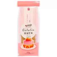 晋唐吉利丁片50g可食用粉慕斯蛋糕材料家庭装