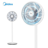 美的 落地电风扇节能静音摇头电扇 白色 SAD30MA