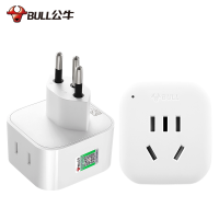 BULL公牛插座 GN-L01W 旅行转换器无线电源插座转换插头