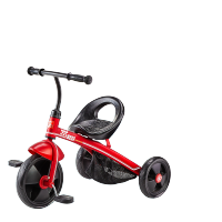 好孩子gb儿童三轮车童车男女宝宝玩具车幼童脚踏车自行车SR130 红色
