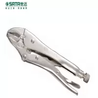 世达 SATA 7寸圆口带刃大力钳手动五金钳子快速释放大力钳链条型C型大力钳焊接用71102