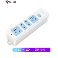 公牛(bull) 移动式插座 GN-407W 四位总控-无线