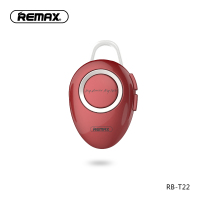 remax睿量RB-T22无线休闲隐形蓝牙耳机苹果华为vivo小米超长待机手机电脑通用立体音入耳式运动听歌耳机-宝石红