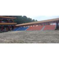 比赛场地看台前置翻板座椅