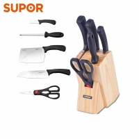 苏泊尔(SUPOR) T0824-2刀具套装利刃系列不锈钢刀具六件套菜刀套装家用刀具组合