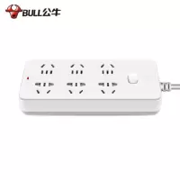 公牛(bull)接线板 GN-109K六孔10米 单只装 公牛.