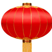 禧天龙大红灯笼阳台户外防水绸布铁口广告灯笼婚庆节日结婚喜庆装饰灯笼150#