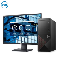 戴尔(DELL)成就3881 全新英特尔® 十代处理器 更丰富扩展 商用办公 家用娱乐台式机电脑 23.8英寸屏 定制(Intel i7-10700 12GB 1TB 集显)