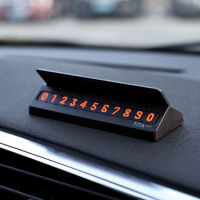 bcaseTITA X 临时停车专用号码牌 银色 2个装