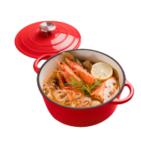 康宁CORNINGWARE 多彩珐琅铸铁锅 20CM