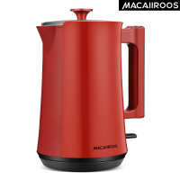 迈卡罗(Macaiiroos) MC-3052 电热水壶/304不锈钢保温一体壶1.8L 红色