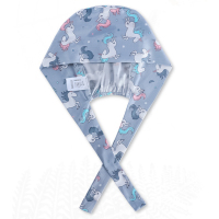 乐倍康 卡通手术帽 绑带可调节纯棉薄款可爱帽子(天马星空)