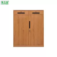 豫亿腾 木纹转印钢制二斗半节矮柜,档案柜,器械柜,钢制文件柜,更衣柜,办公抽屉铁皮柜,资料柜,木纹转印,加厚0.8mm