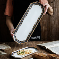 北欧风陶瓷金边