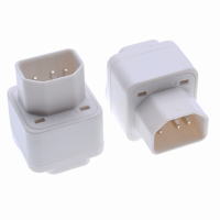 企购优品 C14转新国标转换插头 PDU服务器电脑机箱电源转换器品字转三孔2脚