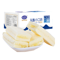 港荣蒸蛋糕 乳酸菌小口袋 580g/箱 饼干蛋糕 营养早餐食品 手撕夹心面包吐司 休闲零食小吃