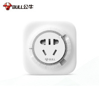 BULL公牛 D-2 定时器插座 开关机械式24小时10A循环厨房热水器空调定时器