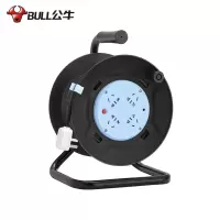 BULL公牛卷线盘 GN-8030 移动线盘带线收线盘轮30米卷线盘
